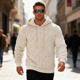 Mike de Jager | Fleece Pullover Sweater – Zwart, Lichtgrijs, Lichtblauw, Abrikoos & Bruin
