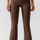 Elora | Hoge Taille Flared Leggings met Crossover Tailleband