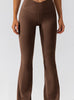 Elora | Hoge Taille Flared Leggings met Crossover Tailleband