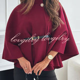 Gemma™ Elegante Cape-Stijl Top voor Dames