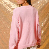 Jocelyn | Vrouwen Winter Kerst Crew Neck Sweater