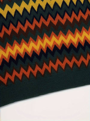Retro-Trui met Zigzagpatroon
