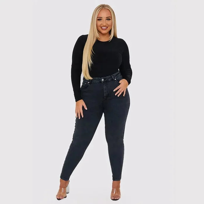 Amanda™ High-Waist Skinny Jeans – Vormgevende Denim