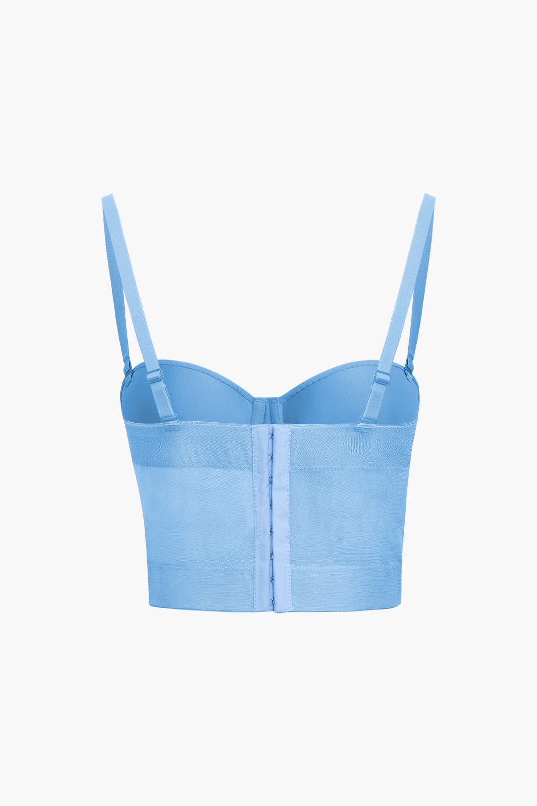 Ida | Figuuraccentuerende Bustier-top met Beugelcups en Transparante Mesh-Structuur