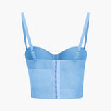 Ida | Figuuraccentuerende Bustier-top met Beugelcups en Transparante Mesh-Structuur