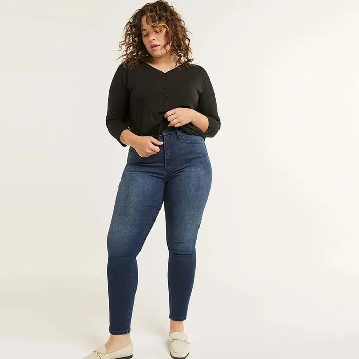 Amanda™ High-Waist Skinny Jeans – Vormgevende Denim