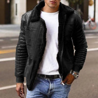 Hessel-Jan™ Heren Leren Winterjas