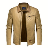 Ralf™ Heren Casual Jas met Stijlvolle Kraag