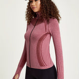 Elisa | Naadloze Sportjacke met Rits