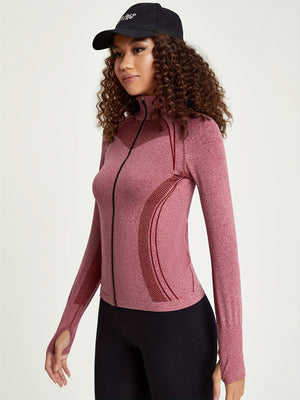 Elisa | Naadloze Sportjacke met Rits