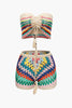 Naila | Boho-Haak-Bestaat uit Bustier & Shorts
