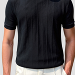 Oude Geld Classic Heavy O-Hals Gestreept T-Shirt