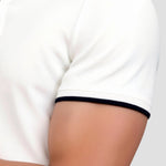 Klassiek Poloshirt met Rits en Contrastdetails