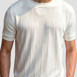 Oude Geld Classic Heavy O-Hals Gestreept T-Shirt