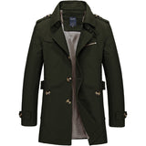 Michiel™ Heren Sherpa Gevoerde Trenchcoat Winterjas