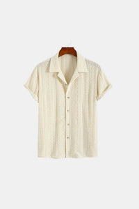 Luchtig Haakshirt met Korte Mouwen