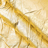 Elfriede | Glanzende Metallic-Midirok met Crinkle-effect en elastische tailleband