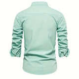 Teun™ Heren Slim Fit Overhemd