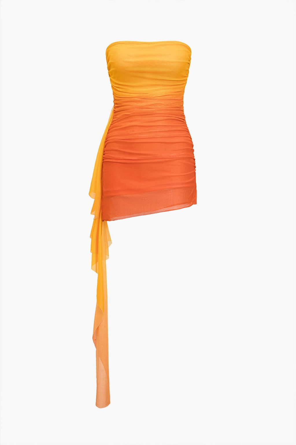 Sienna | Asymmetrische Partyjurk in stralende kleurverloop