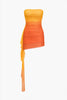Sienna | Asymmetrische Partyjurk in stralende kleurverloop