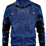 Michel™ Heren Denim Bikerjack