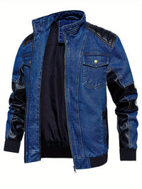Michel™ Heren Denim Bikerjack