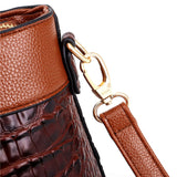 Vesper™ Luxe Handtas met Krokodillenpatroon