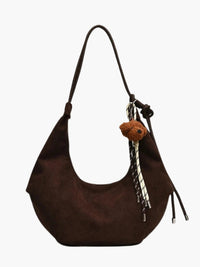 Amalia | Suède Boho-Chic Hobo Tas met Speelse Charme