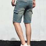 Giel™ Heren Denim Cargo Shorts