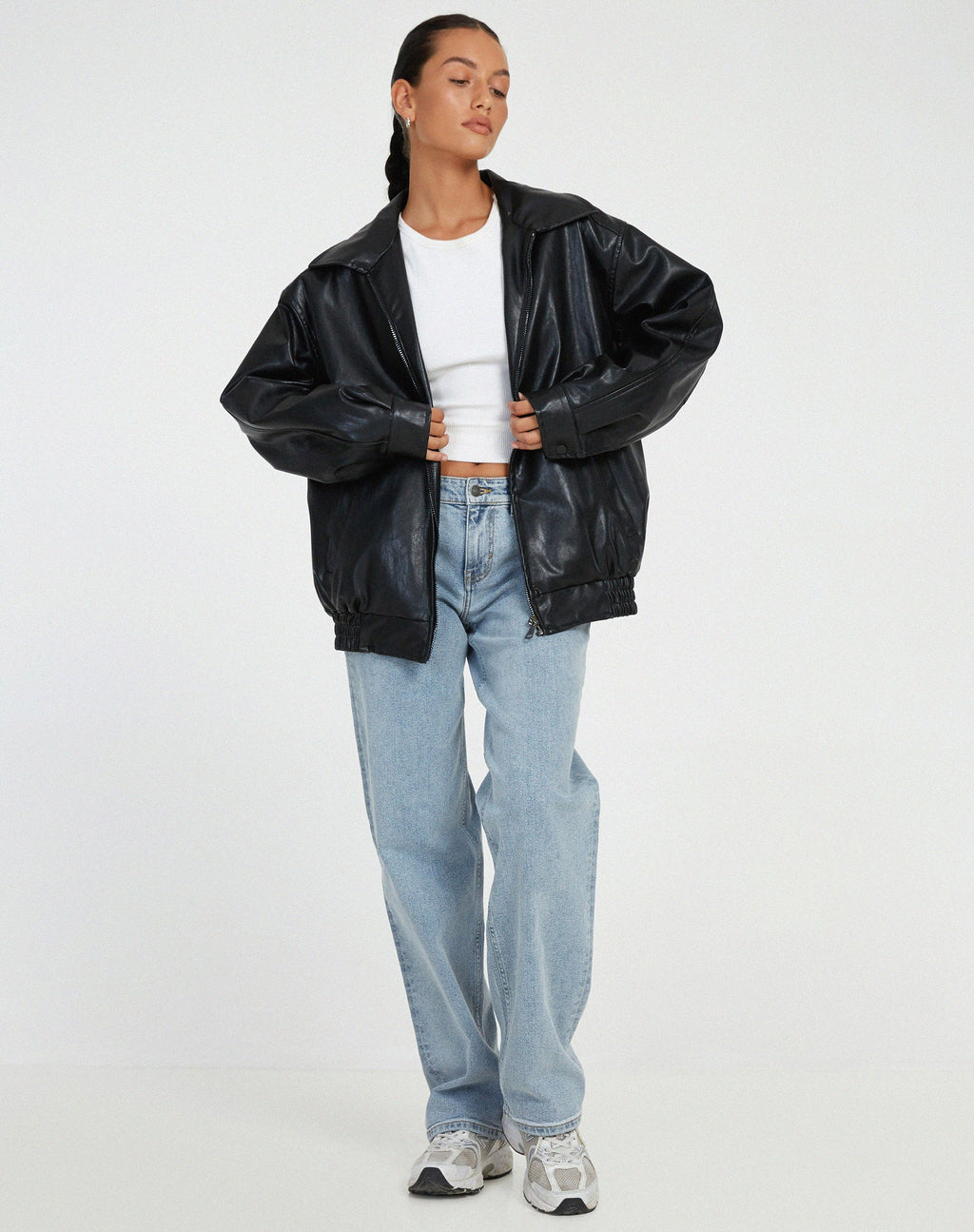 Oversized™ Leren Jas | Trendy & Comfortabel | Losse Pasvorm