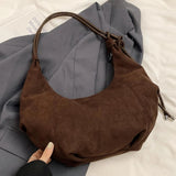 Amalia | Suède Boho-Chic Hobo Tas met Speelse Charme