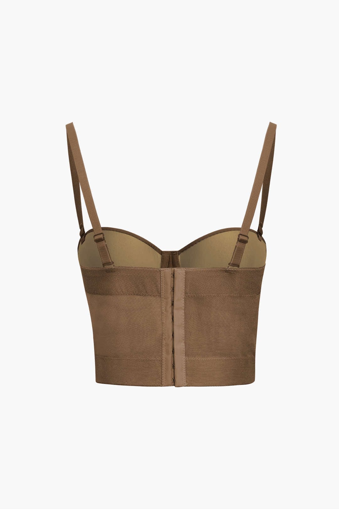 Ida | Figuuraccentuerende Bustier-top met Beugelcups en Transparante Mesh-Structuur