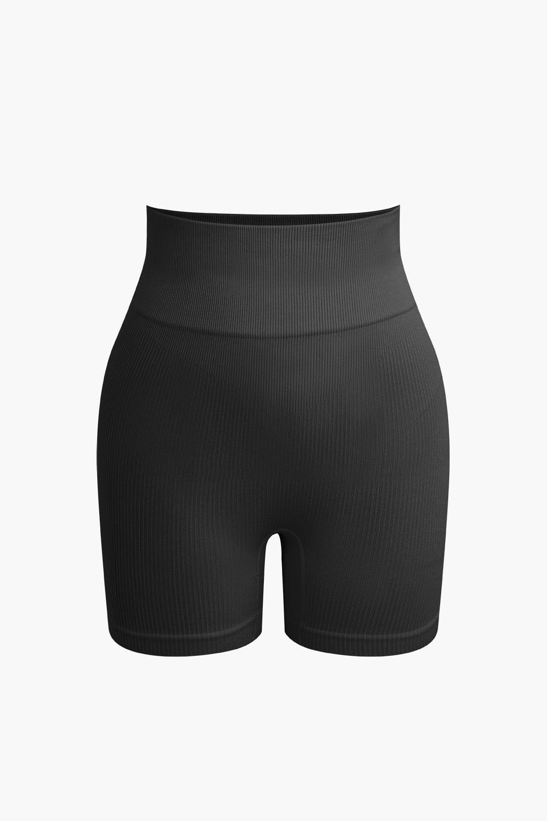 Elaine | Naadloos Sportset met Crop-Top & Yoga Shorts