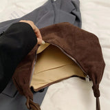 Amalia | Suède Boho-Chic Hobo Tas met Speelse Charme