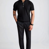 Elegante heren polo in het wit – Minimalistisch en tijdloos