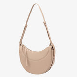 Amily | Verstelbare Schouderriem Gebogen Crossbody-Tas met Kwastje