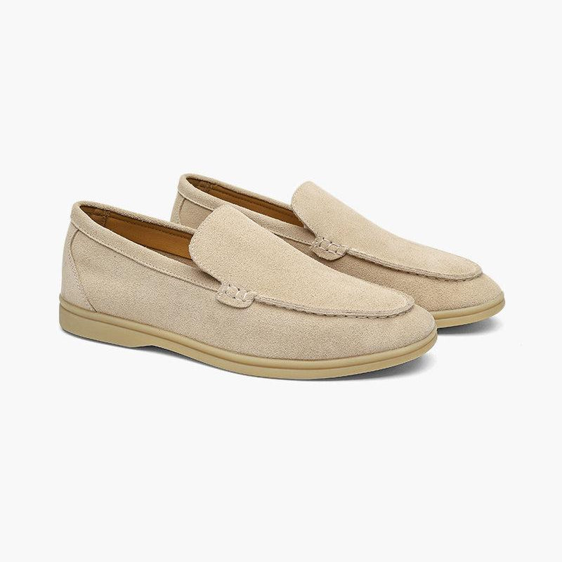 Luke | Old Money Style Heren Suède Loafer