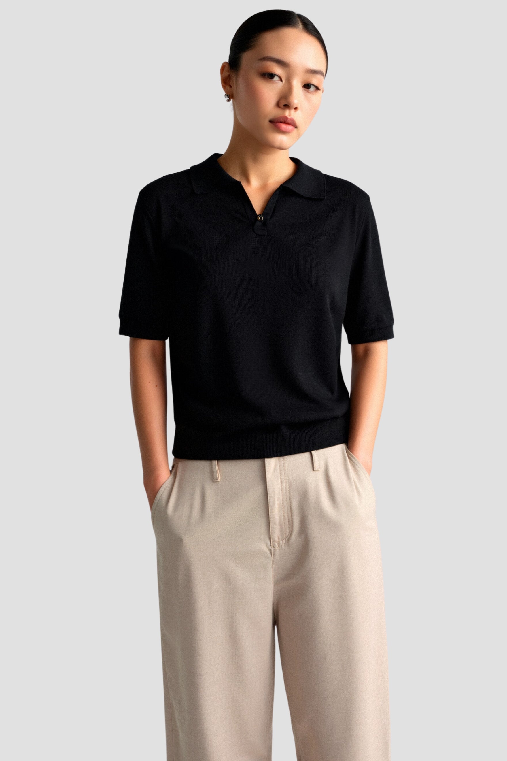 Poloshirt met korte mouwen