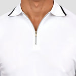 Klassiek Poloshirt met Rits en Contrastdetails