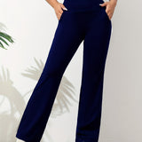 Lara Yogabroek Dames – Comfortabele & Elastische Broek met Flared Pasvorm