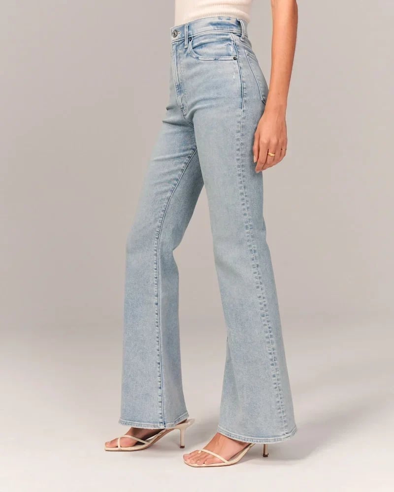 High™ Waist Flared Jeans | Katoen & Elasthaan | Trendy en Comfortabel