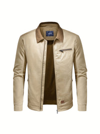 Ralf™ Heren Casual Jas met Stijlvolle Kraag