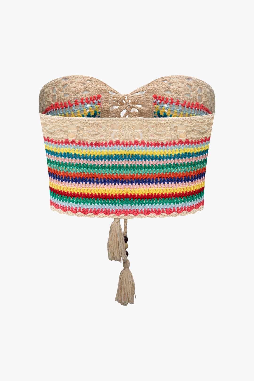 Naila | Boho-Haak-Bestaat uit Bustier & Shorts