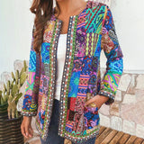 Grace™ Dames Boho Patchwork Jas