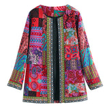 Grace™ Dames Boho Patchwork Jas