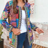 Grace™ Dames Boho Patchwork Jas