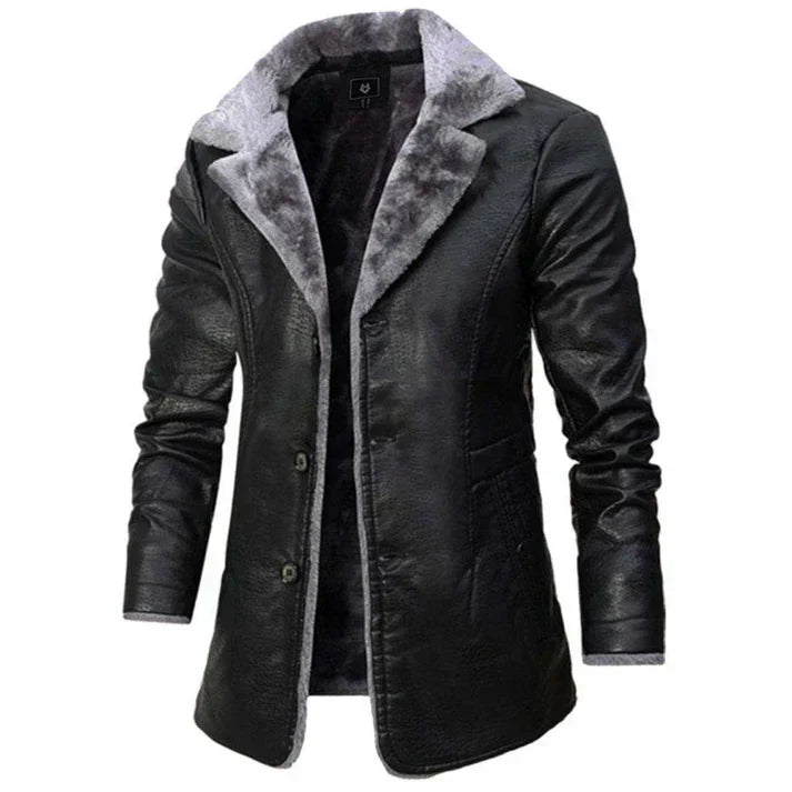 Lukas™ Heren Leren Winterjas