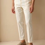 Heren Chino Broek in Wit – Elegantie en moderne stijl