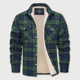 Bart™ Heren Sherpa Gevoerde Geruite Overhemdjas