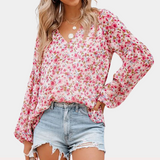 Sophie™ Dames Bloemen Blouse